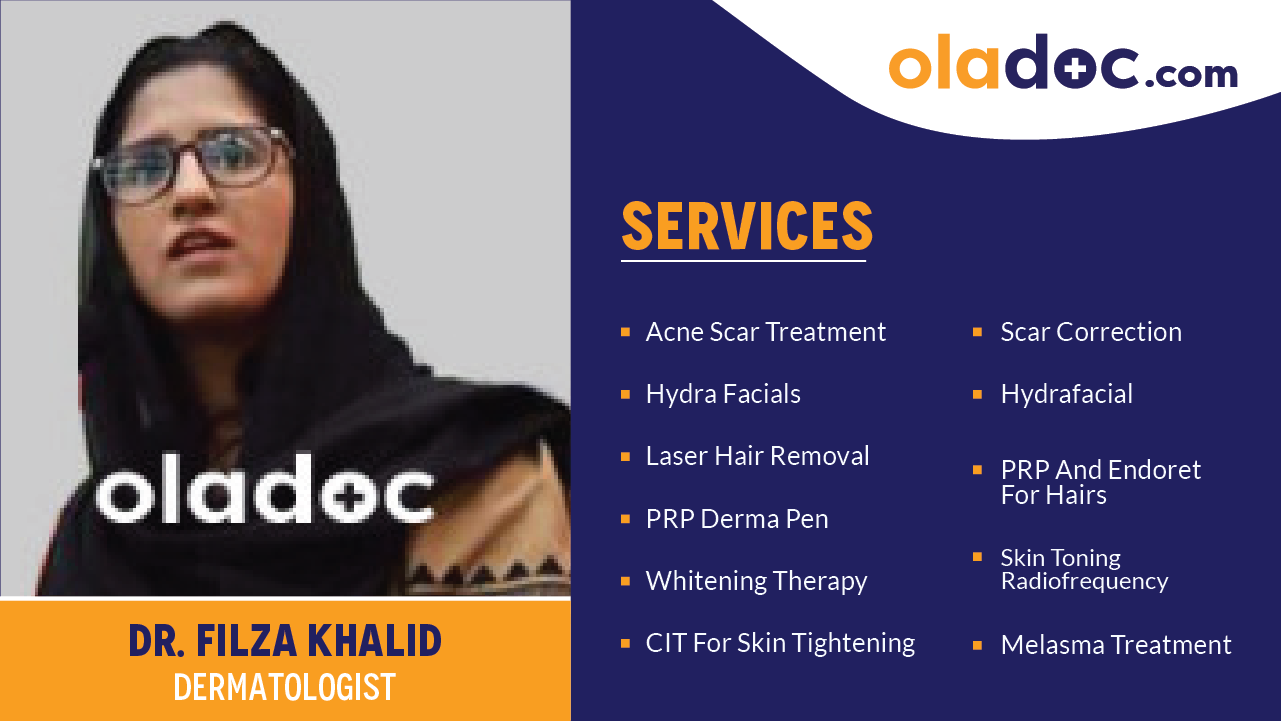 Services provided by Dr. Filza Khalid